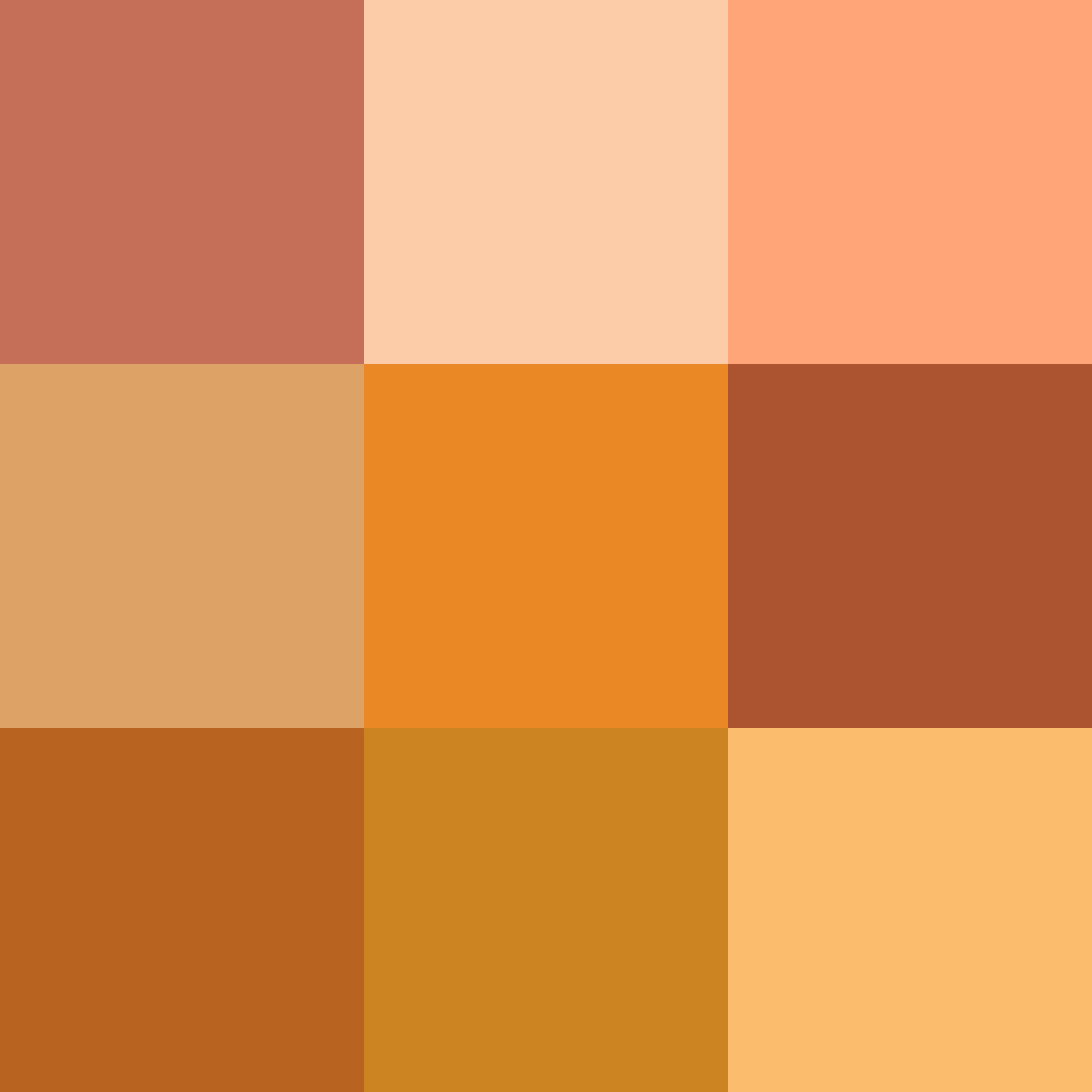 1200x1200 Shades Of Orange