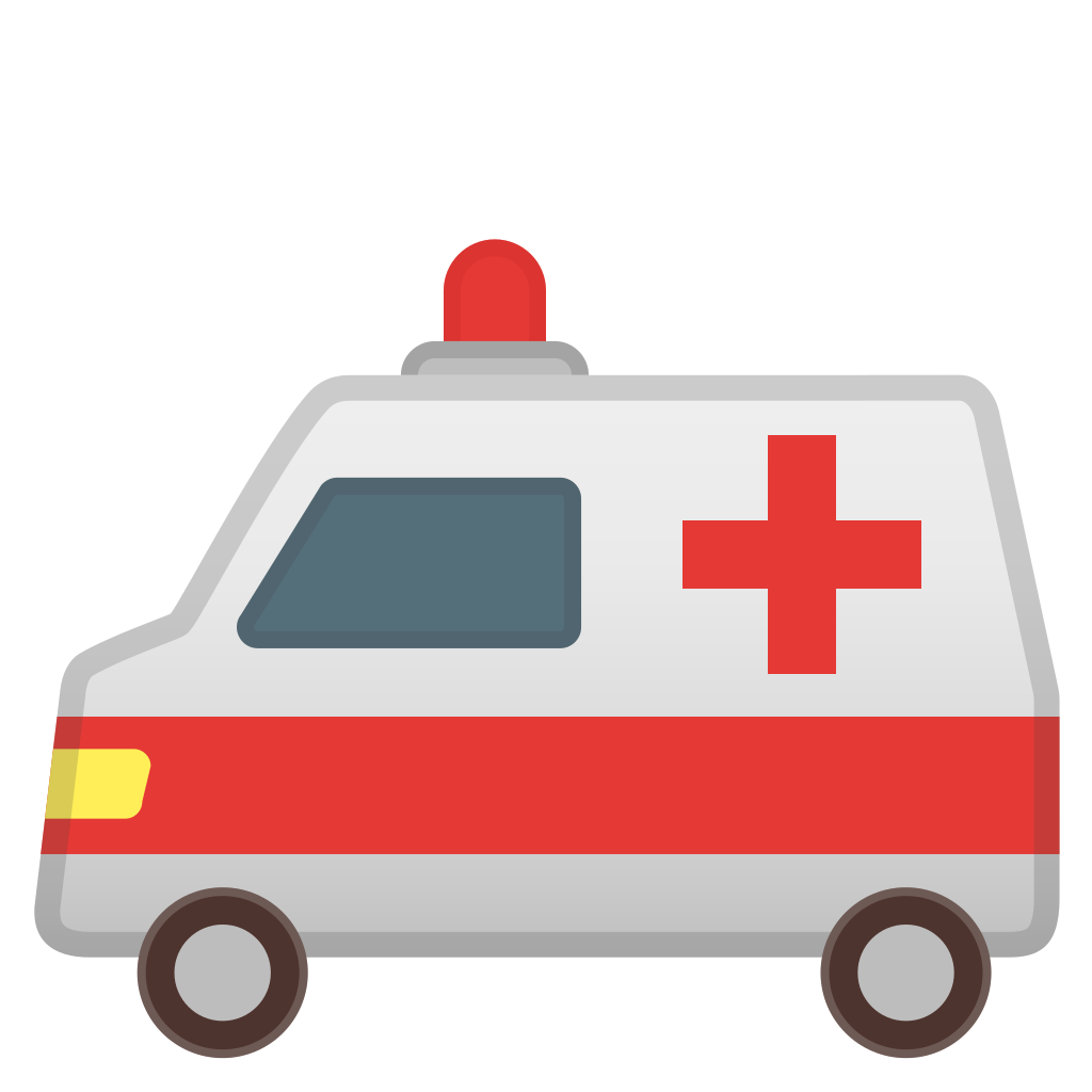 1024x1024 Ambulance Icon Noto Emoji Travel Places Iconset Google