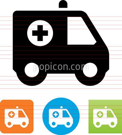400x440 Medical Ambulance Icon