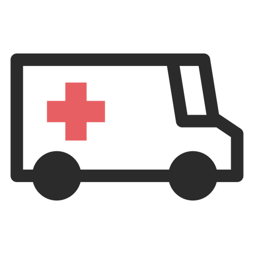 512x512 Ambulance Colored Stroke Icon