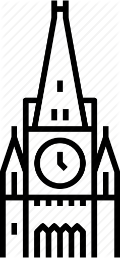 238x512 Canada, Centre Block, Government, Landmark, Ottawa, Parliament Icon