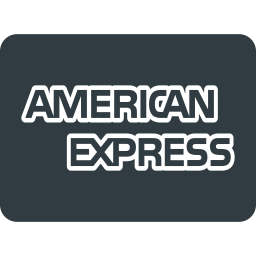 256x256 American Express Icon Of Glyph Style