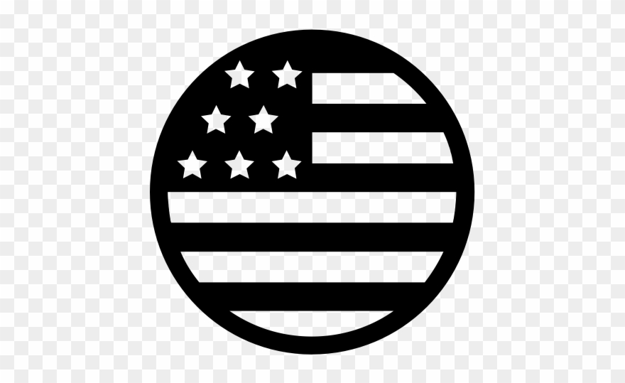 880x539 Usa Flag Icon Black And White Clipart