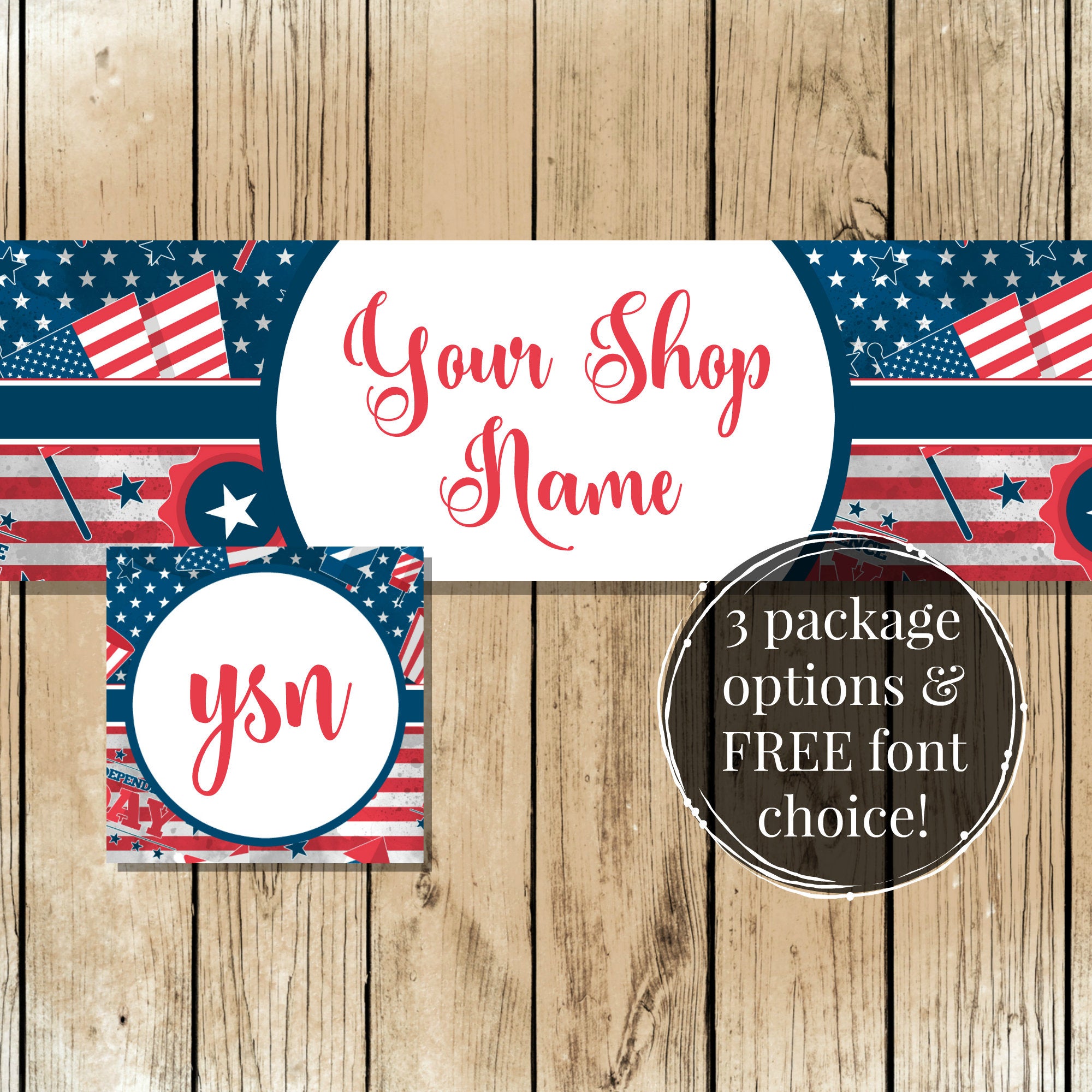 2000x2000 Etsy Shop Set American Flag Of July Etsy Shop Set Etsy