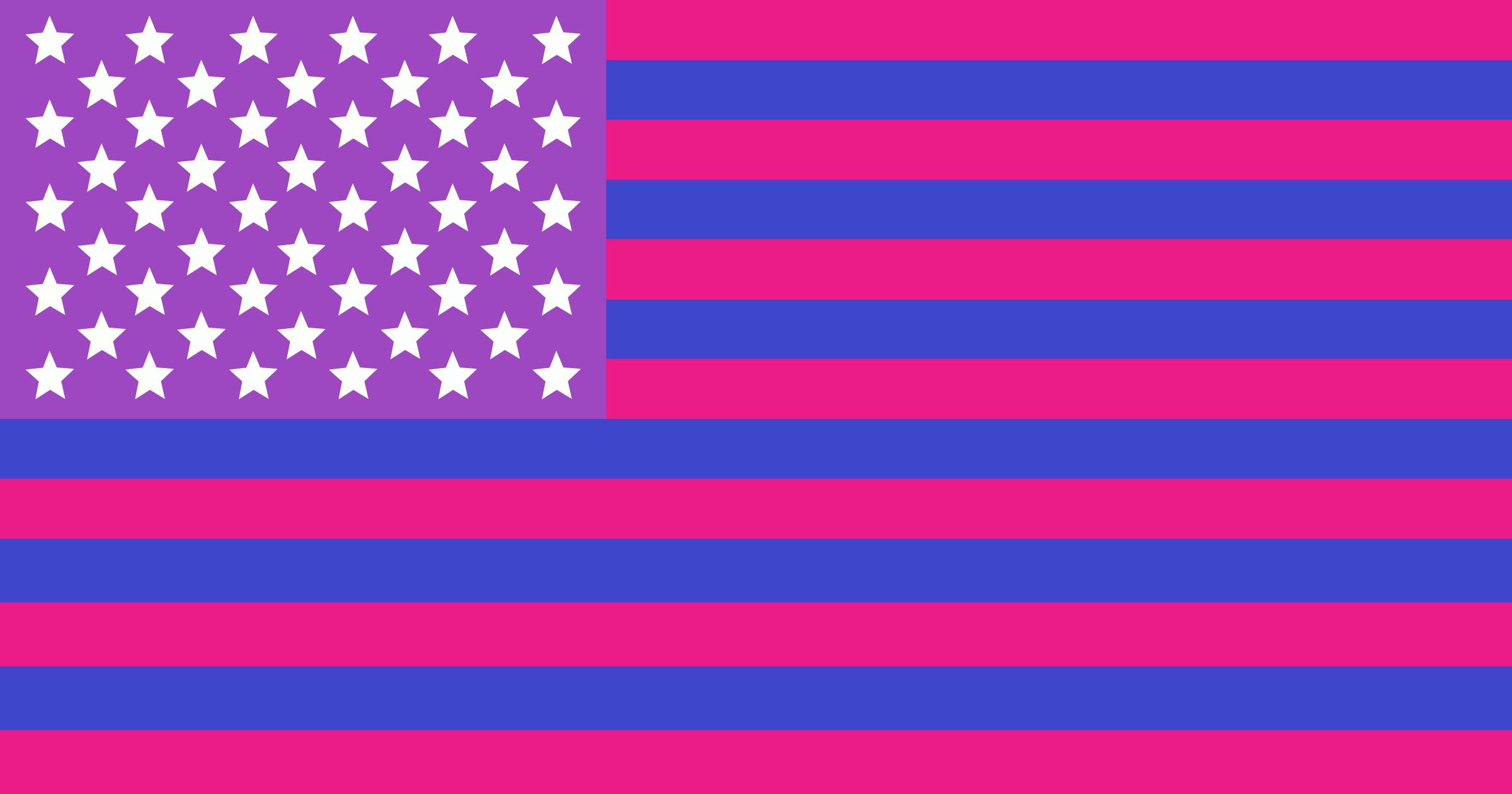 2400x1260 Bi American Flag Icons Png