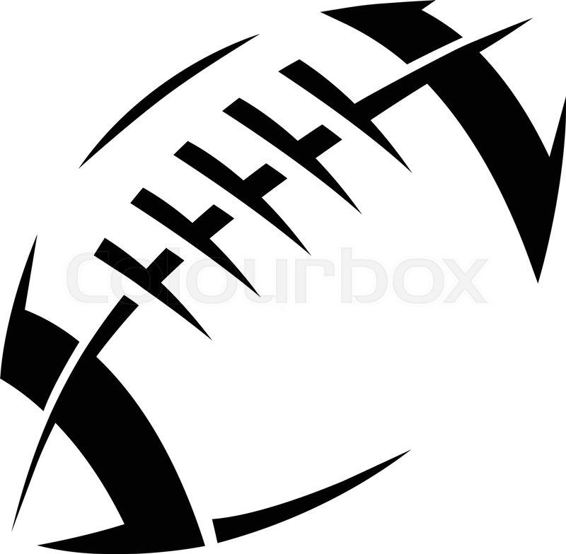 800x784 American Football Logo Vector Icon Stock Vector Colourbox