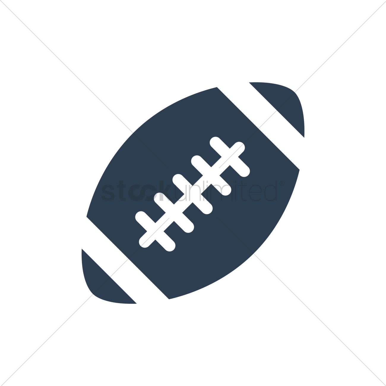 1300x1300 American Football Icon Vector Image