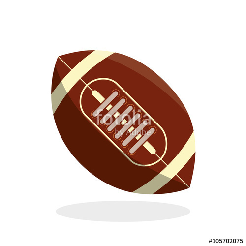 500x500 American Football Icon Design Stock Image And Royalty Free Vector