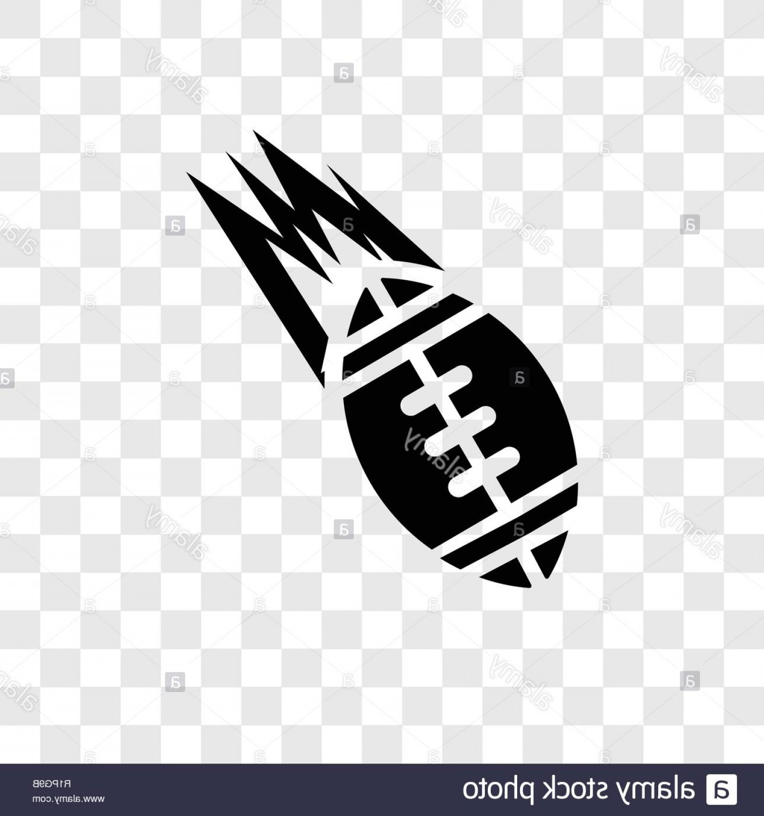1560x1666 American Football Vector Icon Isolated On Transparent Background