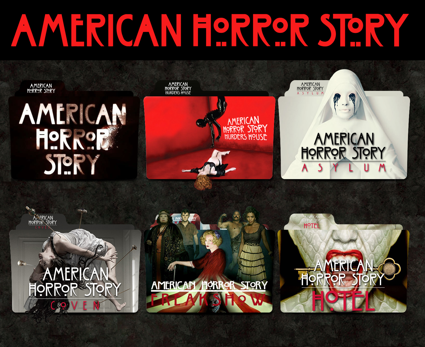 American Horror Story Folder Icon 1627x1329 American Horror Story Folder Icon