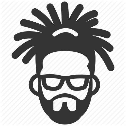 512x512 Dreadlock, Face, Hipster, Man, Reggae, Ska, South American Icon