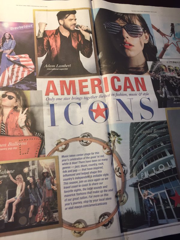 600x800 International Superstar Adam Lambert Macy's American Icon Ad