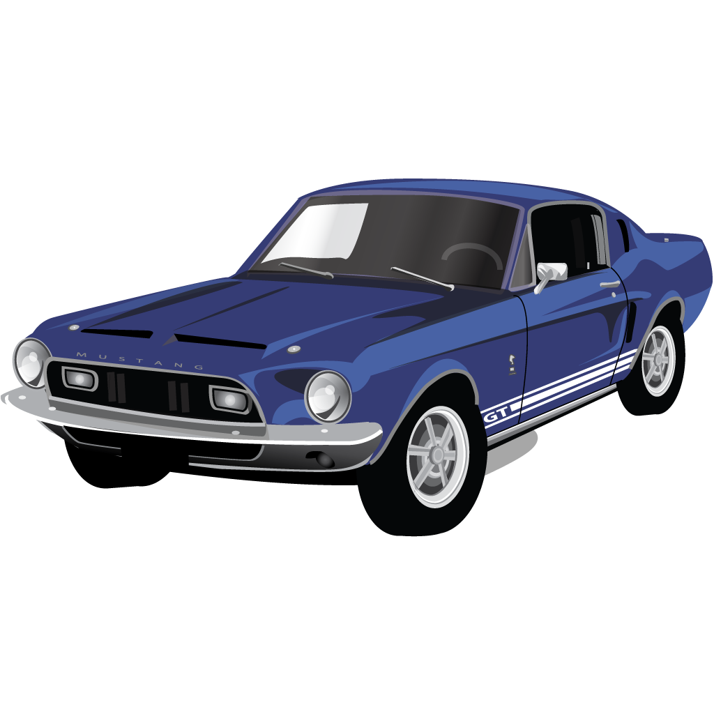 1024x1024 Muscle Car Mustang Gt Icon Classic American Cars Iconset Caleb
