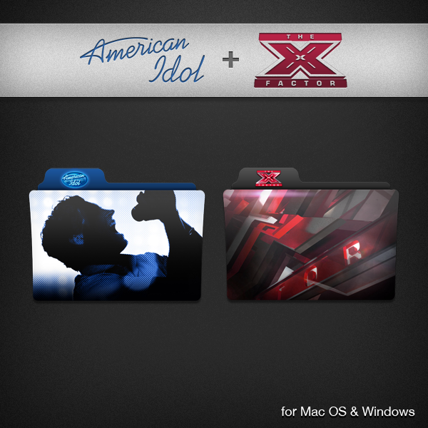 600x600 American Idol And The X Factor Folders