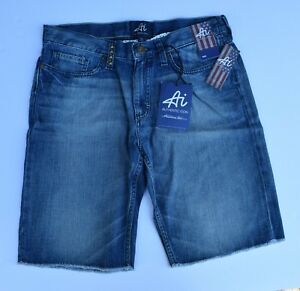 300x291 Nwt Men's Authentic Icon American Idol Indigo Denim Shorts Size