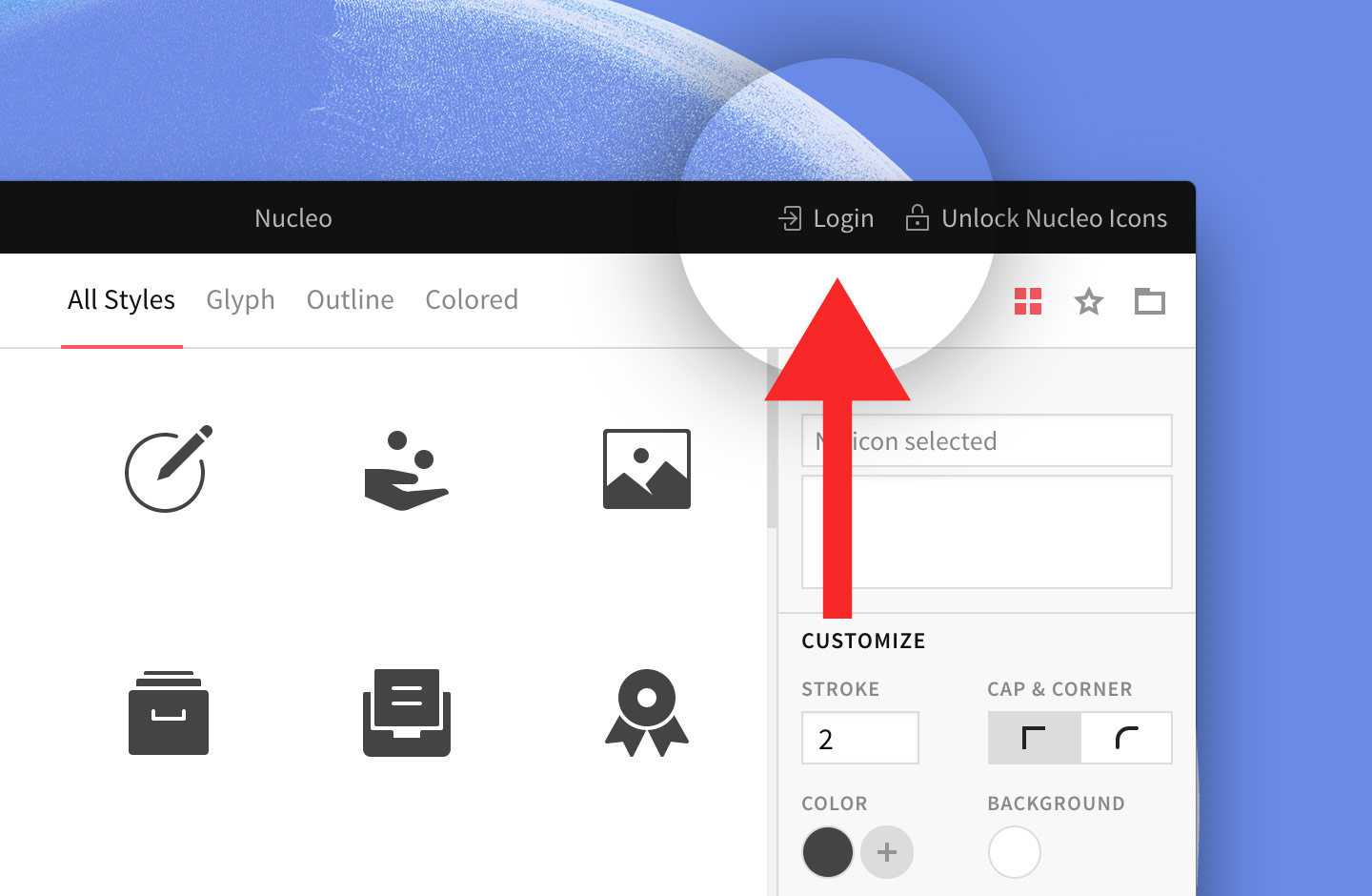 1440x940 I Just Purchased The Nucleo Icon Library How To Unlock The Icons