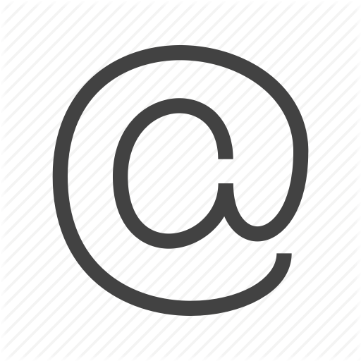 512x512 Ampersand, At, Contacts, Email, Mail, Sign Icon