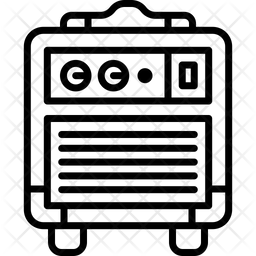 256x256 Amplifier Icon Of Line Style