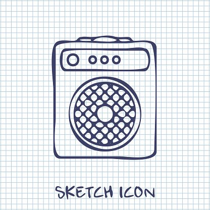 416x416 Guitar Amplifier Icon Premium Clipart