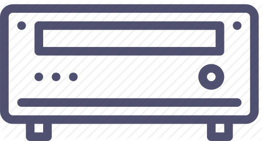 512x276 Amplifier, Bluray, Cd, Dvd, Media, Player, Receiver Icon