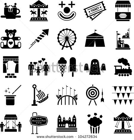 450x470 Amusement Park Icons Amusement Parks In Park Art, Icon