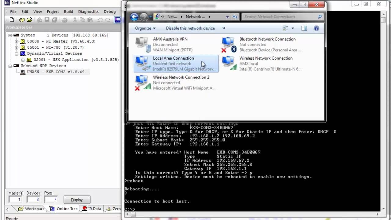 1280x720 Amx Technical Quick Start Video How To Connect An Icslan Box
