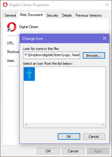How To Change The Icon Of Any Shortcut In Windows Digital Citizen 363x509 How To Change The Icon Of Any Shortcut In Windows Digital Citizen