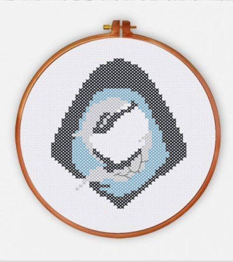 794x893 Pdf Pattern Small Overwatch Ana Icon Cross Stitch Etsy