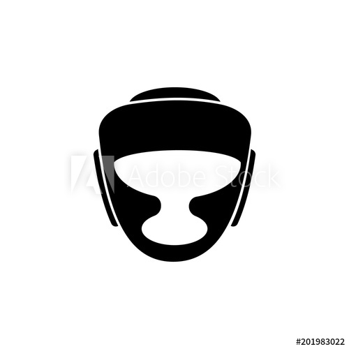 500x500 Fighting Helmet Icon Element Of Fighting Ana Mma Illustration