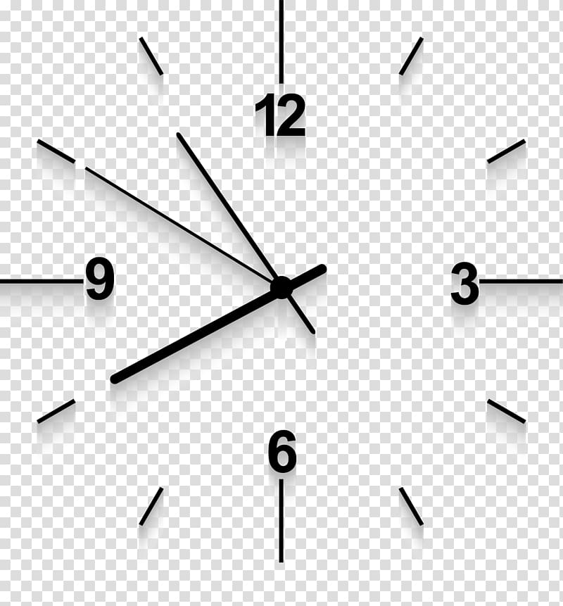 800x861 Black And White Analog Clock Illustration, Pendulum Clock