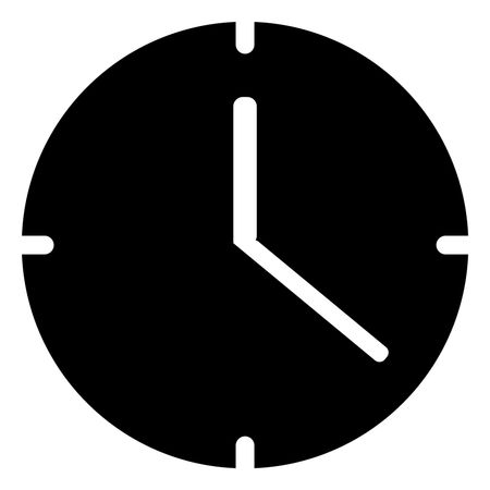 450x450 Vector Illustration Of A Analog Clock Icon Freestock Icons