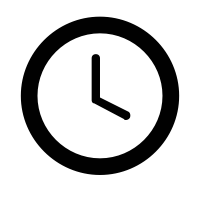 200x200 Analog Clock Icons