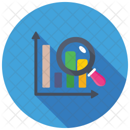 Chart Analysis Icon Of Flat Style 256x256 Chart Analysis Icon Of Flat Style