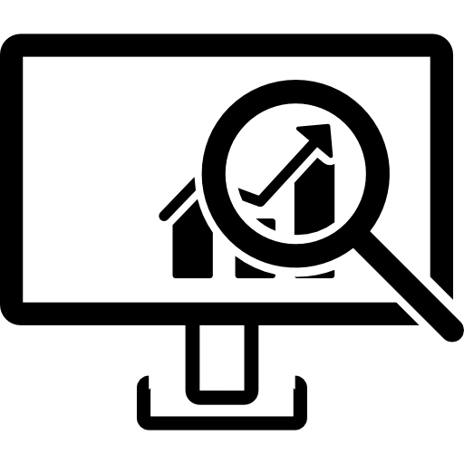 Data Analysis Interface Symbol Of A Monitor With A Bars Graphic 512x512 Data Analysis Interface Symbol Of A Monitor With A Bars Graphic