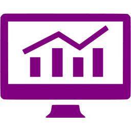 256x256 Purple Analytics Icon