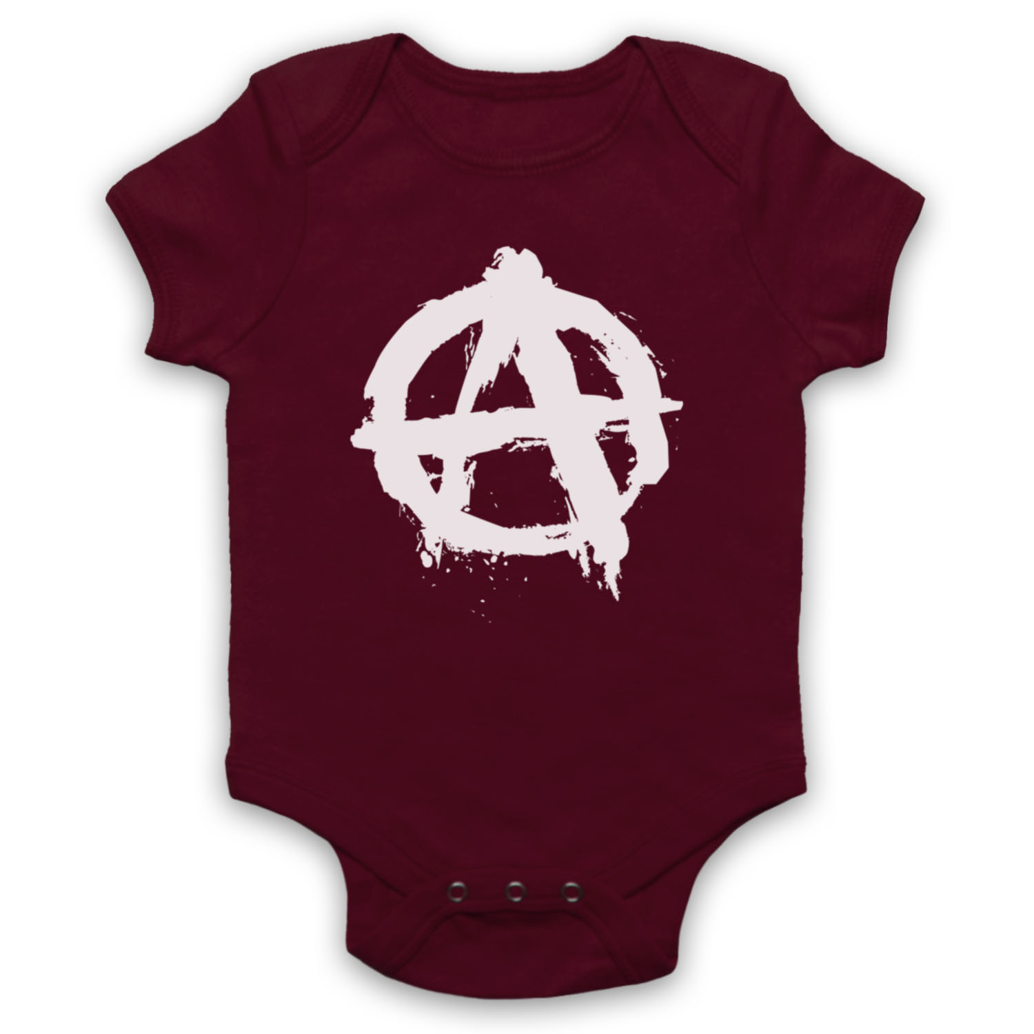 1500x1500 Anarchy Symbol Icon Skate Punk Metal Rock Logo Retro Baby Grow