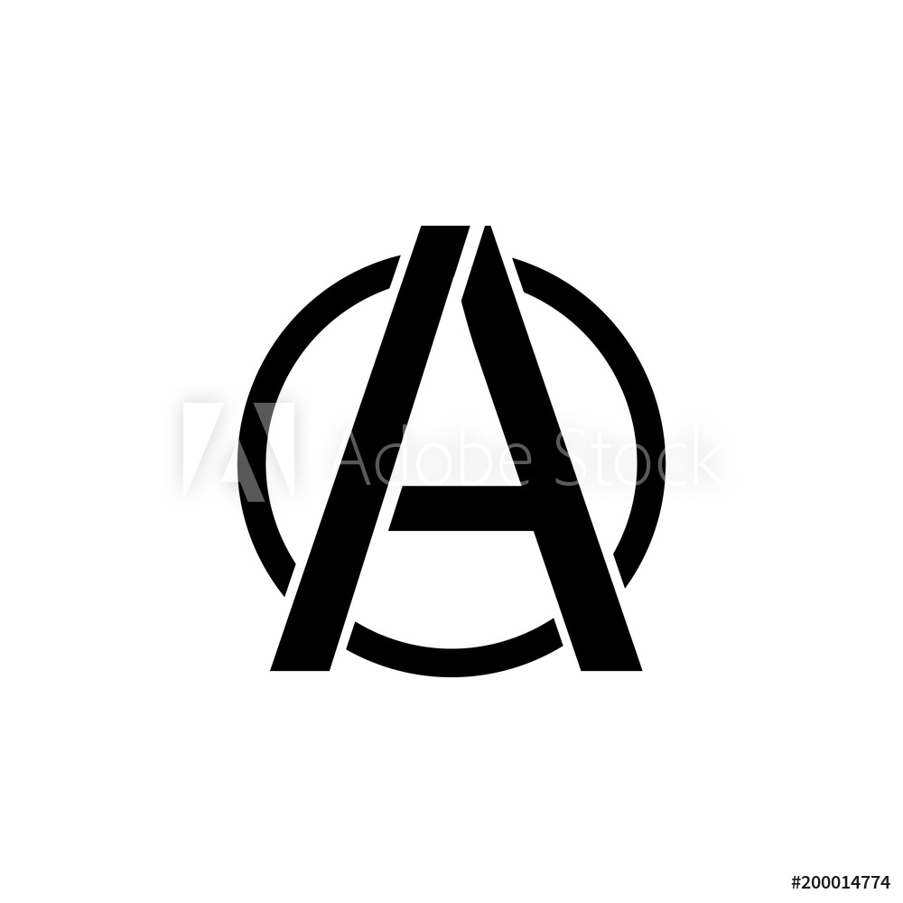 1000x1000 Photo Art Print A Sign Of Anarchy Icon Europosters