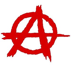 300x300 Red Anarchy Symbol Decal Sticker Made In Australia Ebay