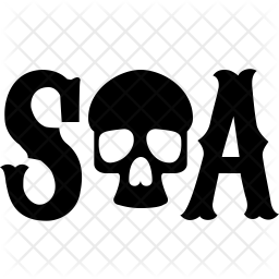256x256 Sons Of Anarchy Icon Of Glyph Style