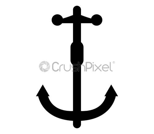500x438 Anchor Icon, Stock Vector Crushpixel