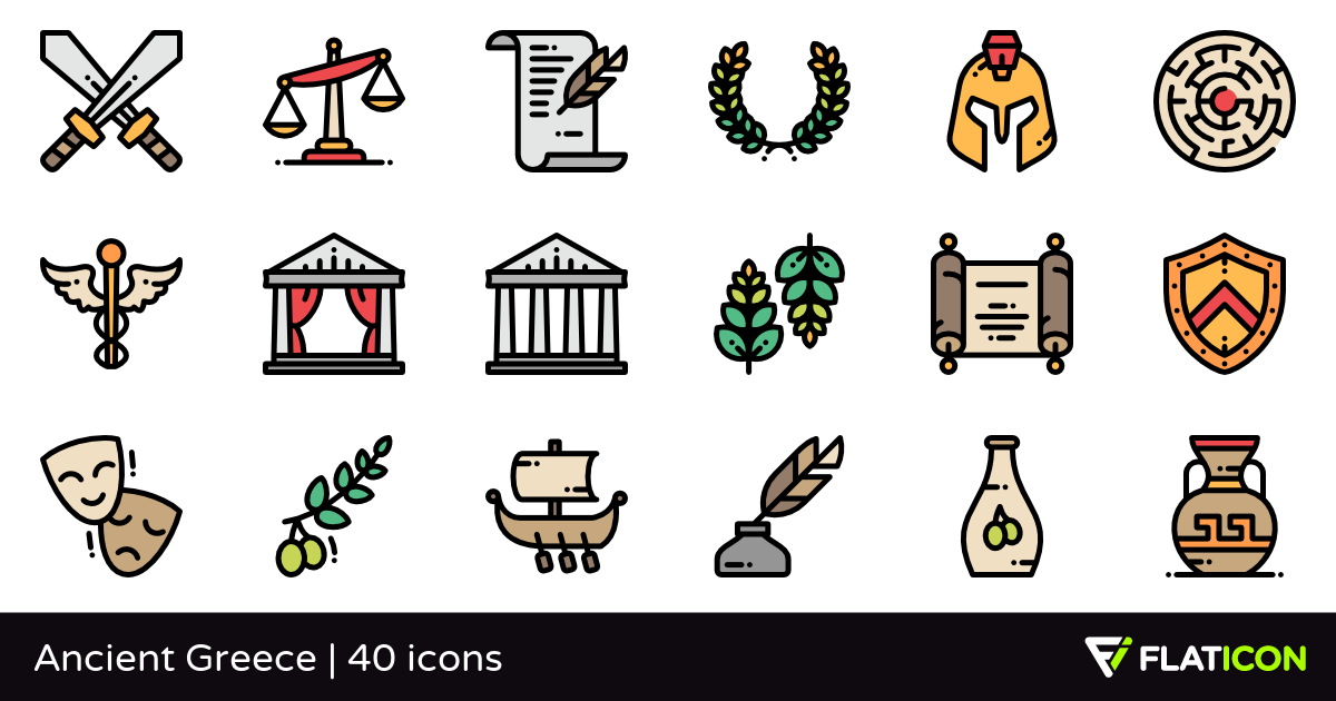 1200x630 Ancient Greece Free Icons