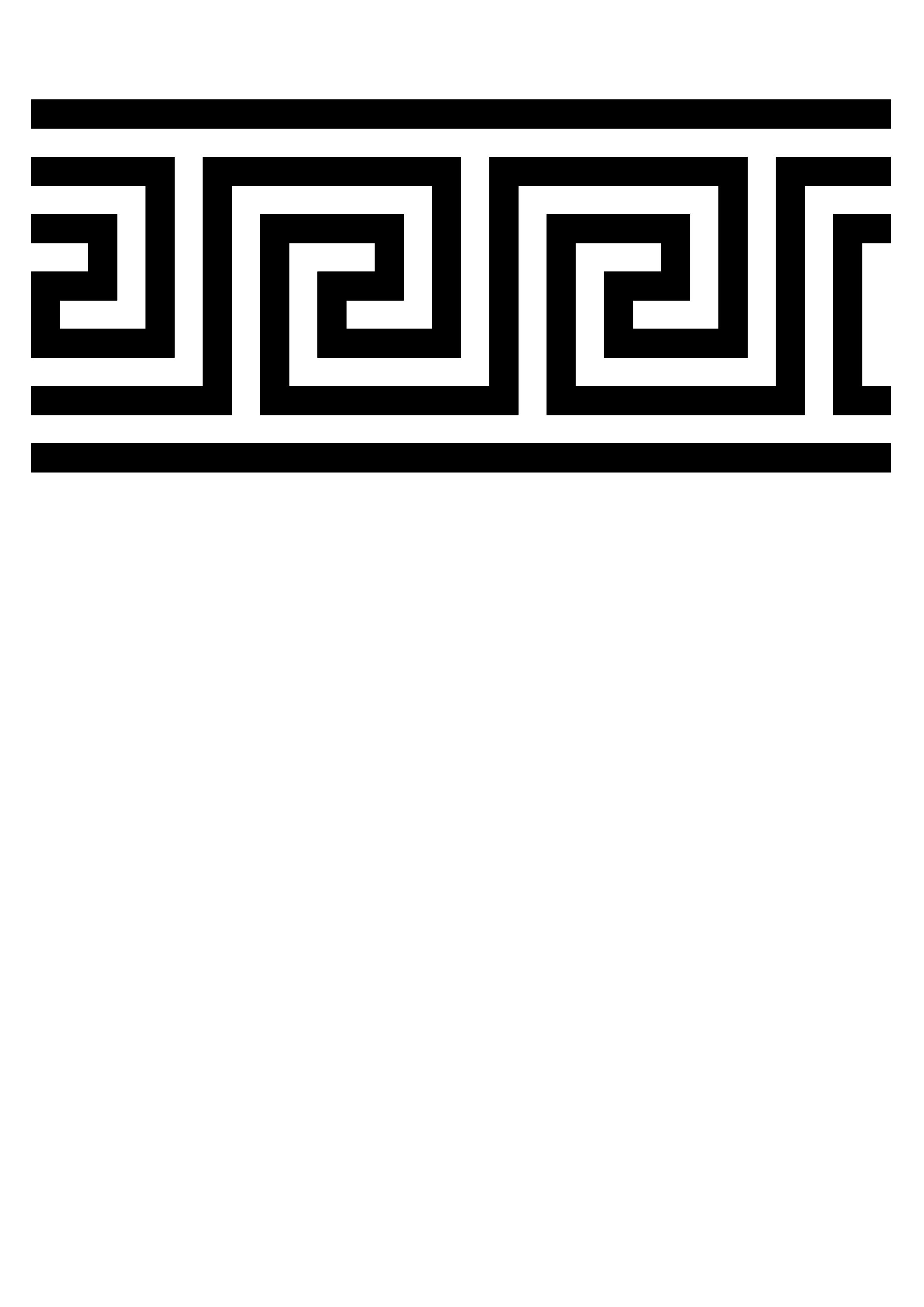 2400x3394 Ancient Greek Meander Icons Png