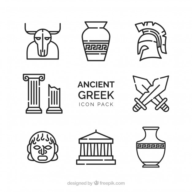 626x626 Old Vector Pack Of Ancient Greek Designs Vector Free Download