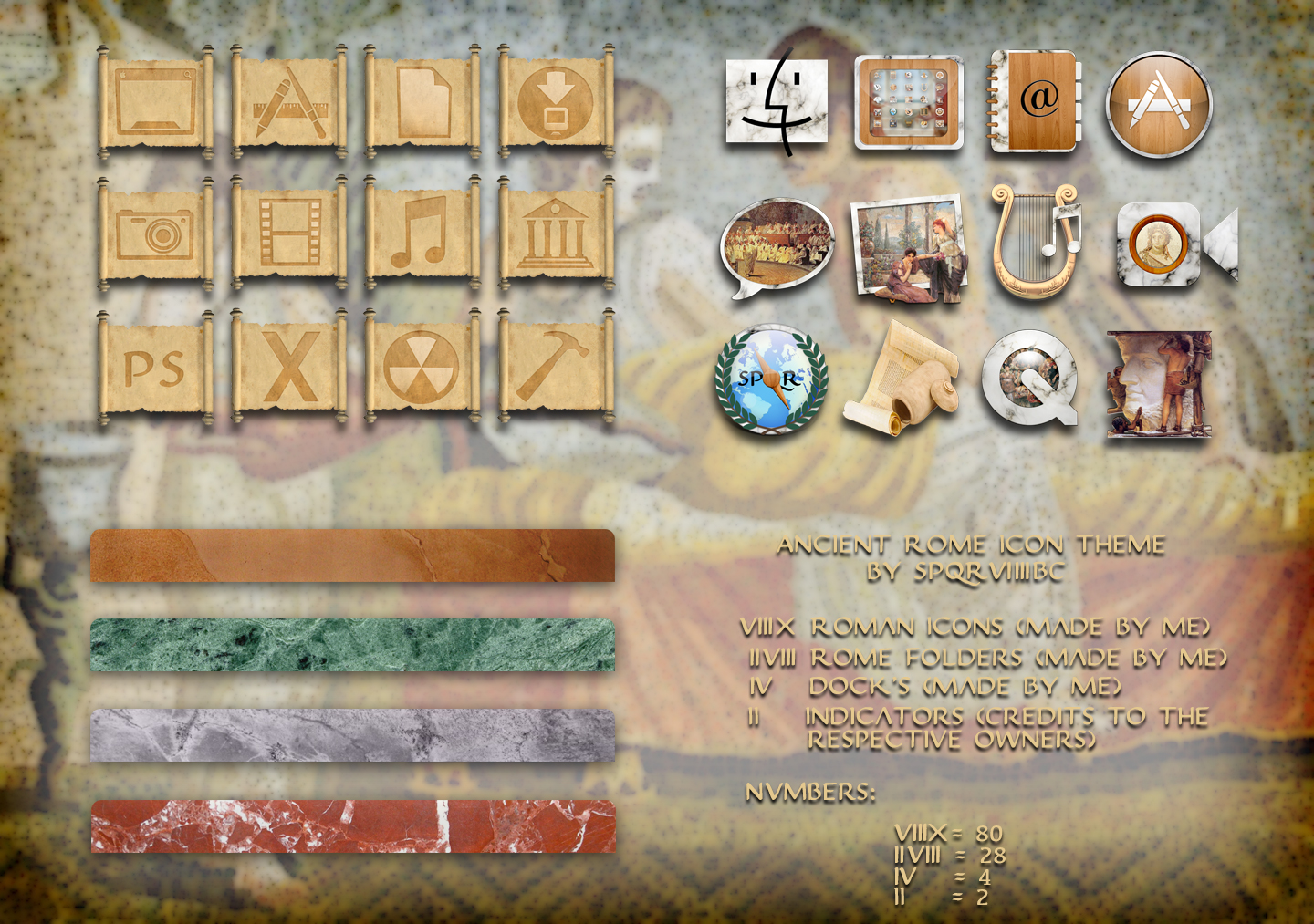 1440x1013 Ancient Rome Icon Theme For Mac Os X