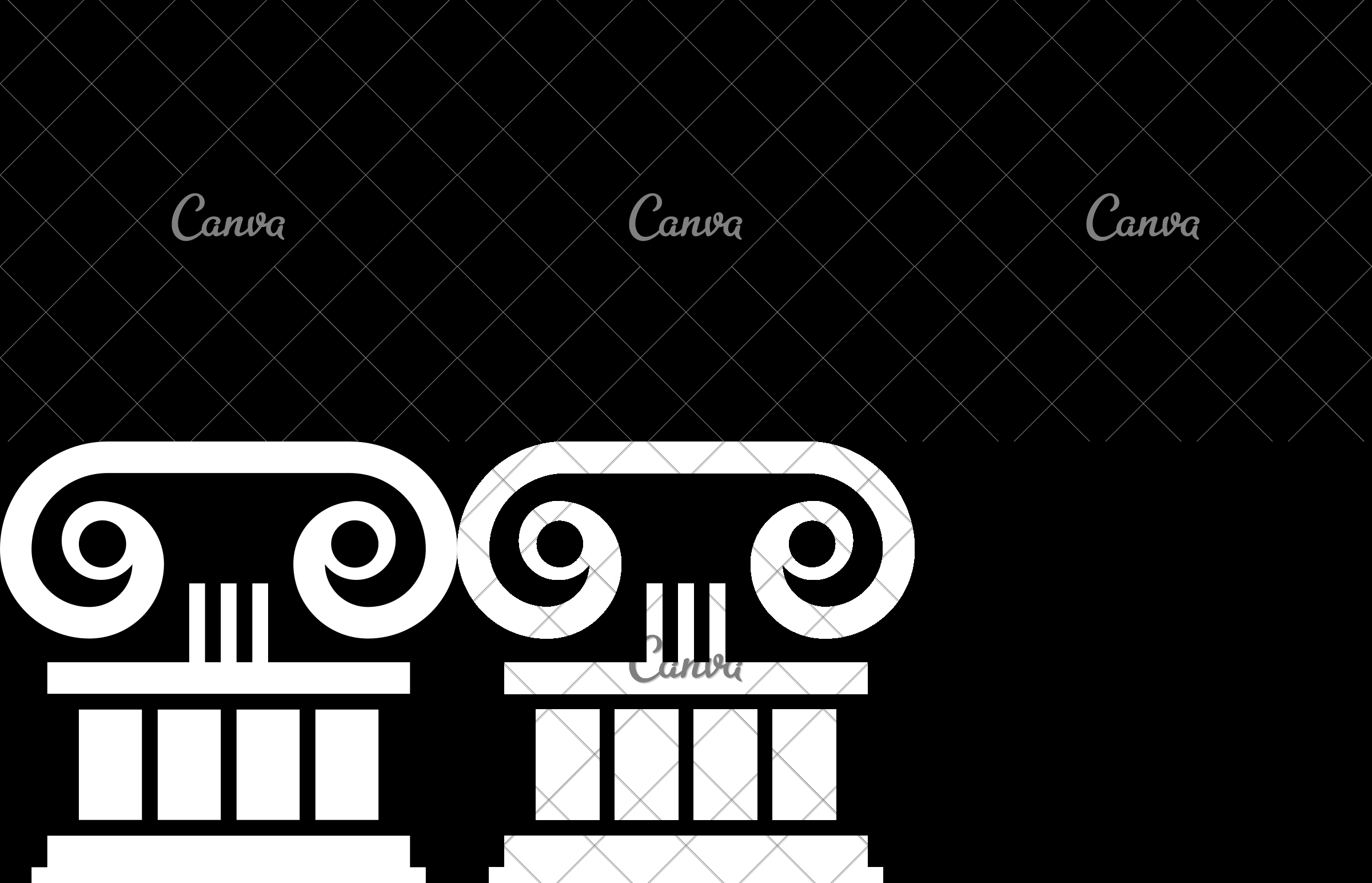 2400x1544 Ancient Rome Building Pillar Icon