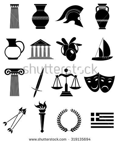 395x470 Ancient Rome Icons Set Rome Antique In Icon Set, Rome