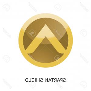 300x300 Photostock Vector Spartan Helmet Crossed Swords And Spartan Shield