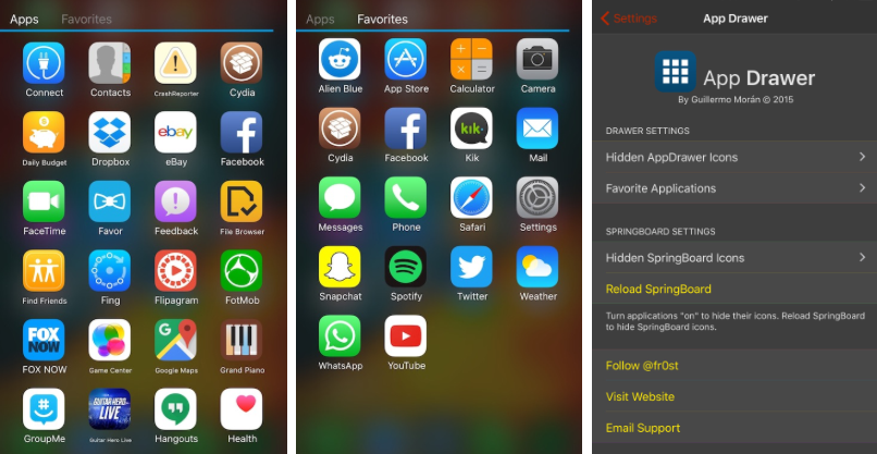 806x417 Get An Android App Drawer On The Iphone The Iphone Faq