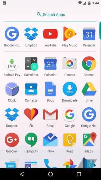 329x585 Leak Android Nougat Launcher Axes The App Drawer Icon Android