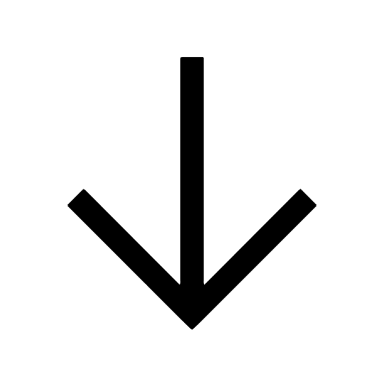 387x382 Down Arrow Icon In Android Style Android Icons Down Arrow Icon